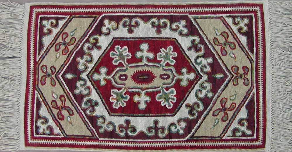 Frost Oriental rug hooked rug
