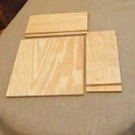 plywood for rug hooked footstool base