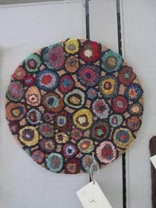 Hooked millefiori, cat's paw, hit and miss circles