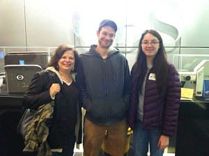 Bob, me and Alaina at CBS