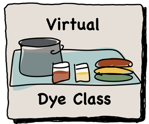Virtual Dye Class by Cindi Gay, learn how to dye wool for rug hooking