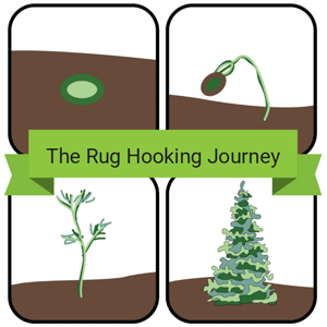The rug hooking journey, a membership site for curious rug hookers