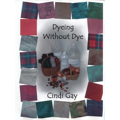 dyeing without dye for rug hooking wool by Cindi Gay