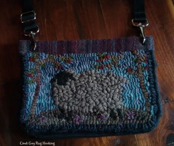 Hooked by Diane Firman, Instructions available on Cindi Gay Rug Hooking.com
